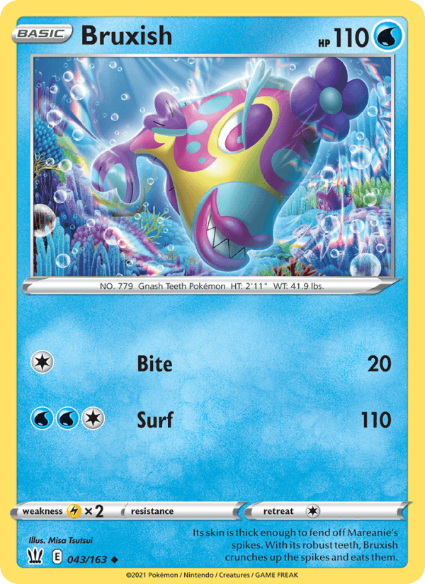 Bruxish (SWSH05: Battle Styles)