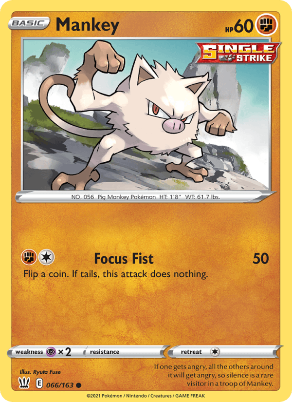 Mankey (SWSH05: Battle Styles)