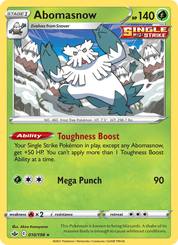 Abomasnow (SWSH06: Chilling Reign)