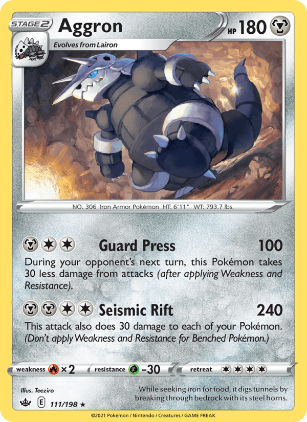Aggron (SWSH06: Chilling Reign)