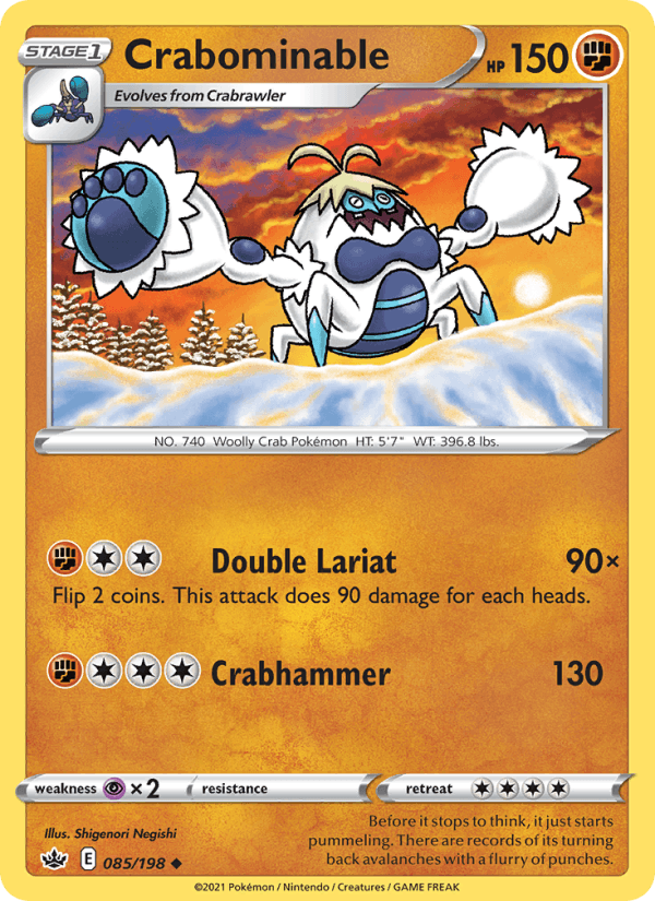 Crabominable (SWSH06: Chilling Reign)