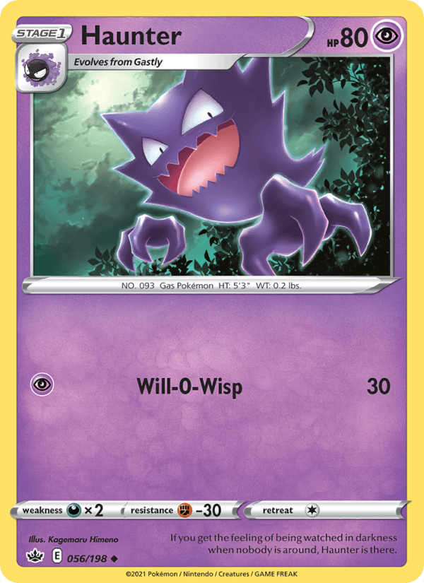 Haunter (SWSH06: Chilling Reign)