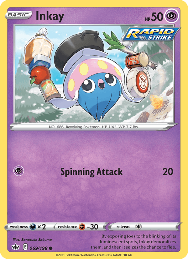 Inkay (SWSH06: Chilling Reign)