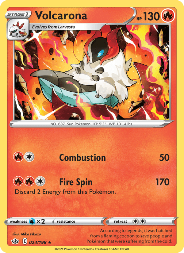 Volcarona (SWSH06: Chilling Reign)