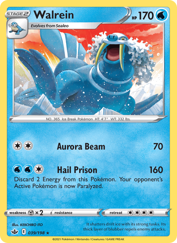 Walrein (SWSH06: Chilling Reign)