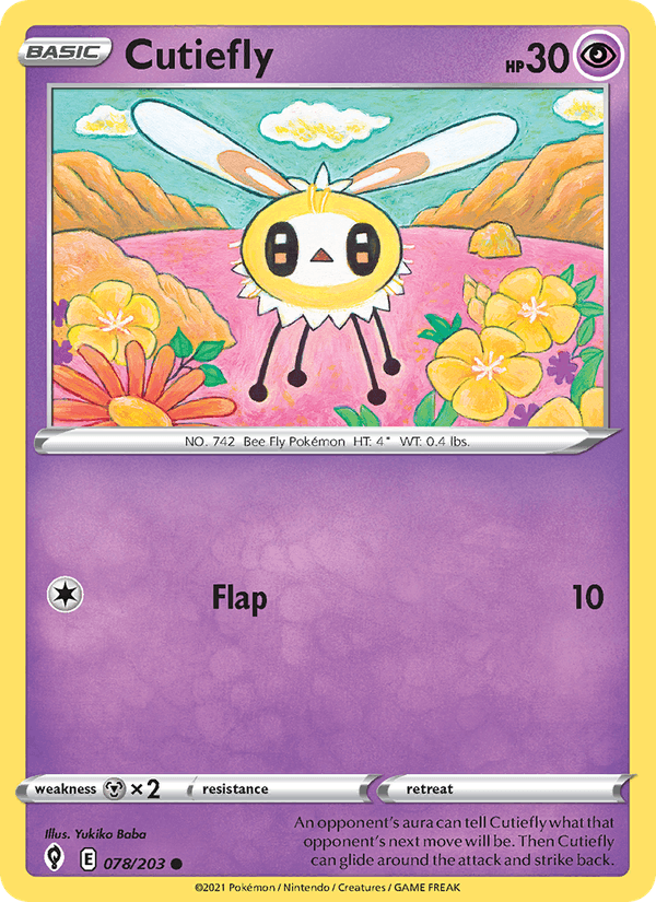 Cutiefly (SWSH07: Evolving Skies)