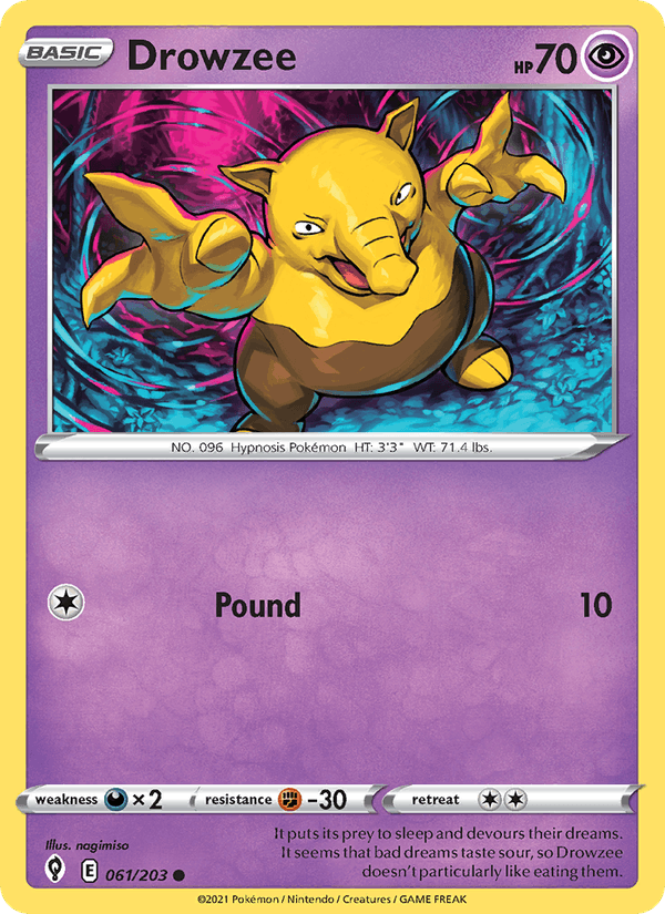 Drowzee (SWSH07: Evolving Skies)