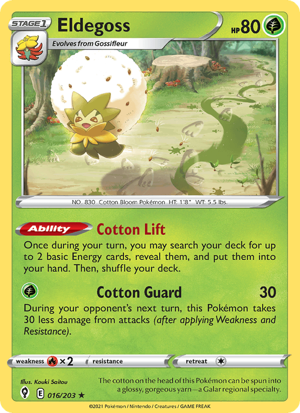 Eldegoss (SWSH07: Evolving Skies)