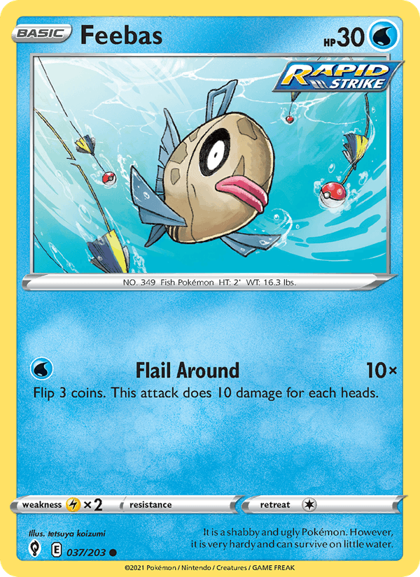 Feebas (SWSH07: Evolving Skies)