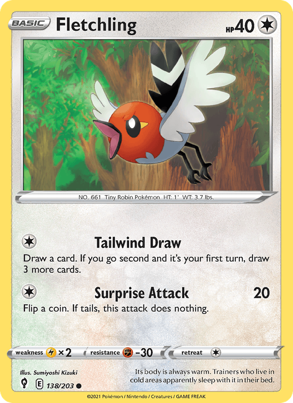 Fletchling (SWSH07: Evolving Skies)