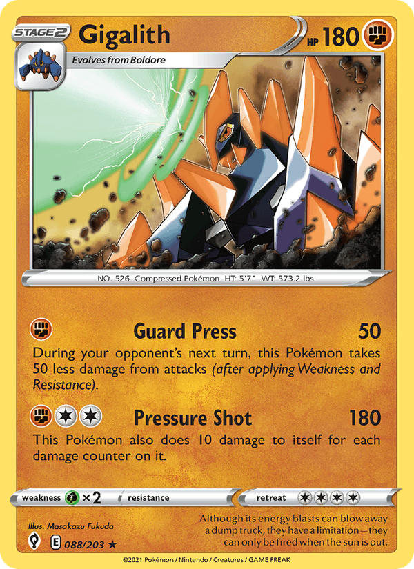 Gigalith (SWSH07: Evolving Skies)