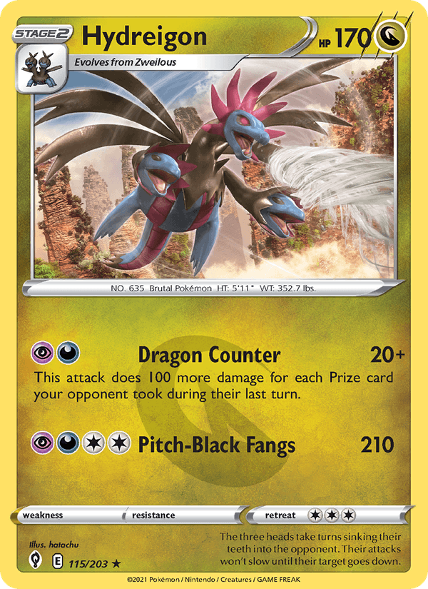 Hydreigon (SWSH07: Evolving Skies)