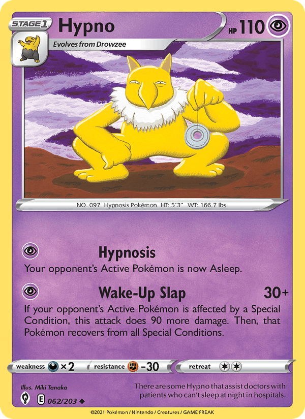 Hypno (SWSH07: Evolving Skies)