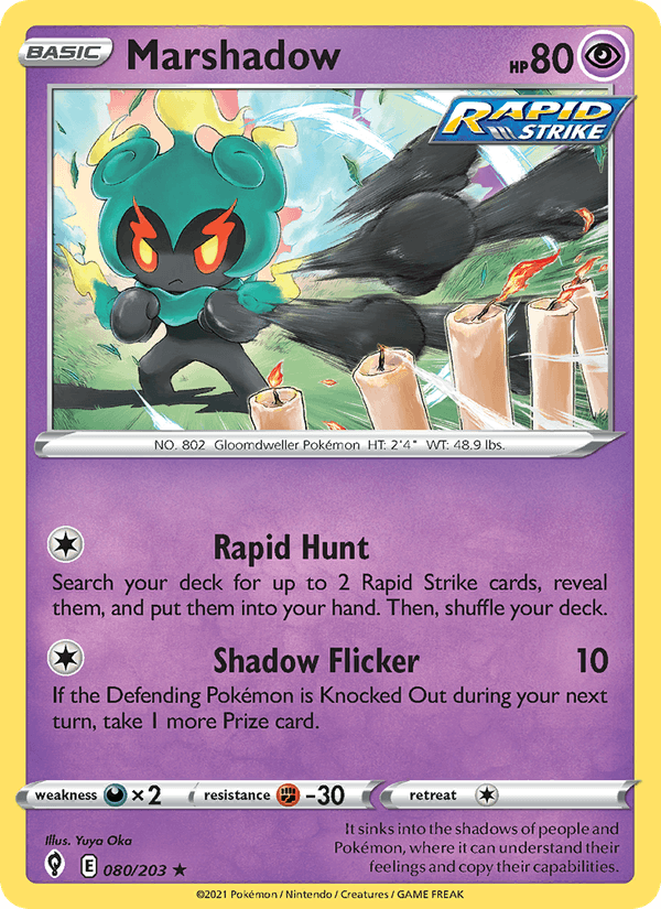 Marshadow (SWSH07: Evolving Skies)