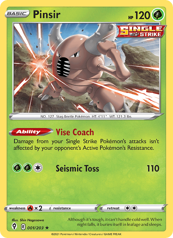 Pinsir (SWSH07: Evolving Skies)