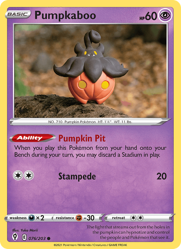 Pumpkaboo (SWSH07: Evolving Skies)