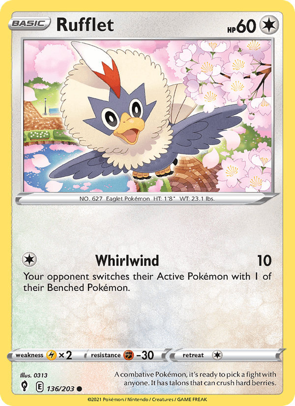 Rufflet (SWSH07: Evolving Skies)