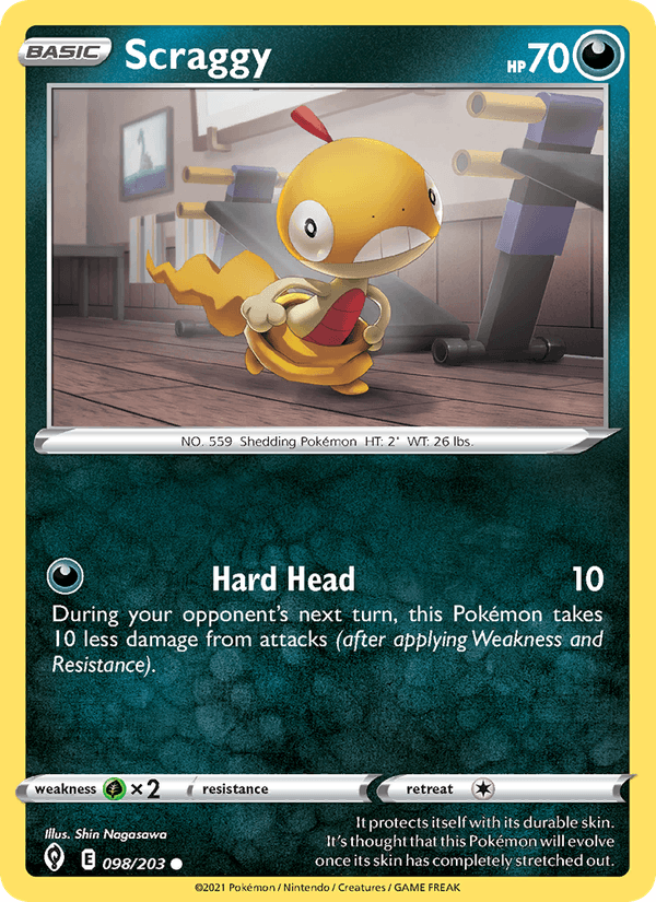 Scraggy (SWSH07: Evolving Skies)