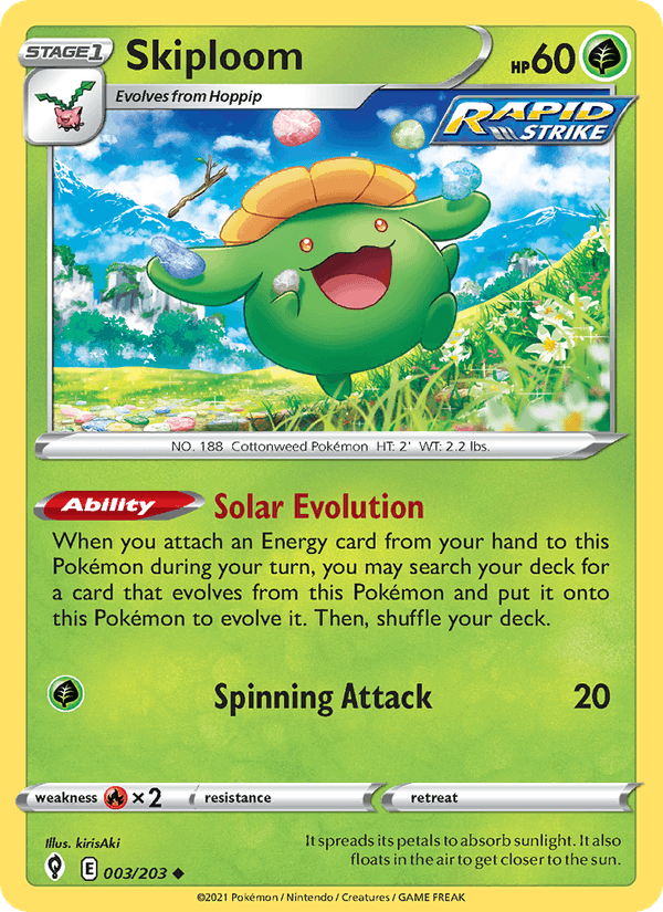 Skiploom (SWSH07: Evolving Skies)
