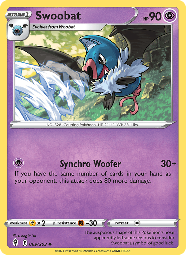 Swoobat (SWSH07: Evolving Skies)