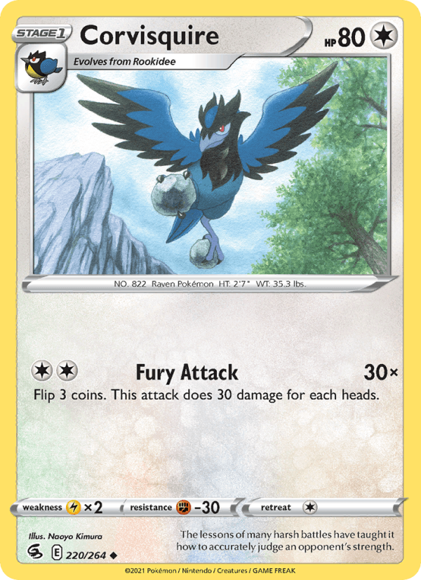Corvisquire (SWSH08: Fusion Strike)