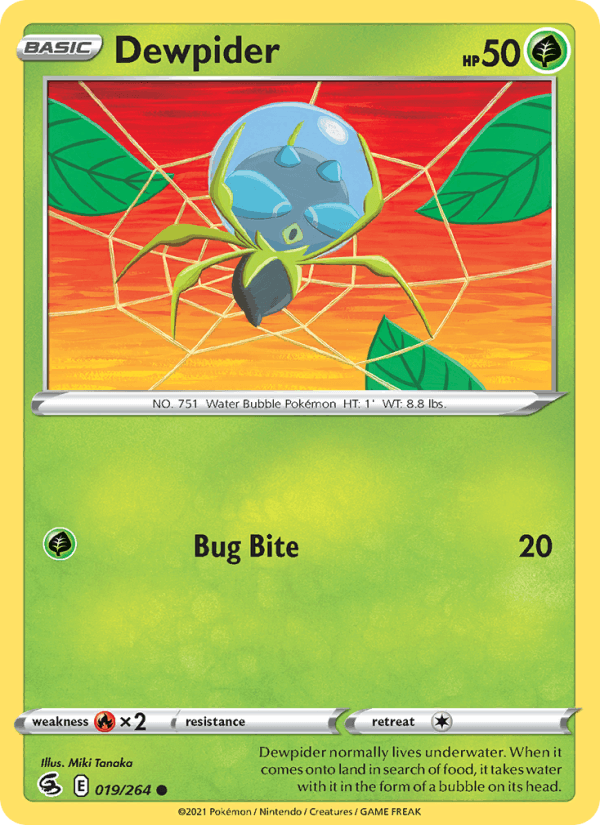 Dewpider (SWSH08: Fusion Strike)