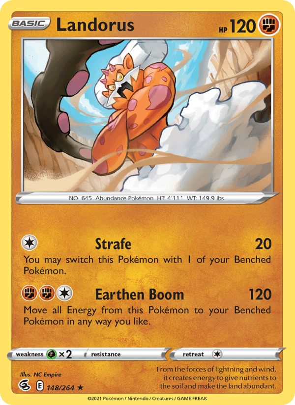 Landorus (SWSH08: Fusion Strike)