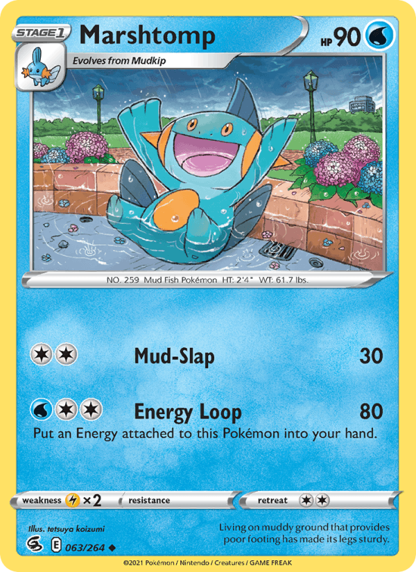 Marshtomp (SWSH08: Fusion Strike)