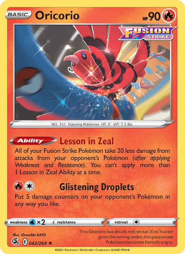 Oricorio (SWSH08: Fusion Strike)