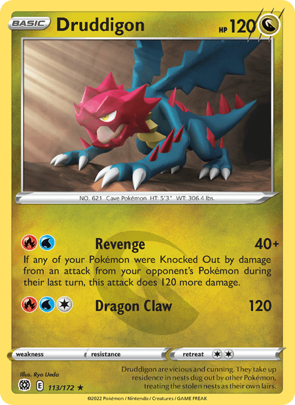 Druddigon (SWSH09: Brilliant Stars)