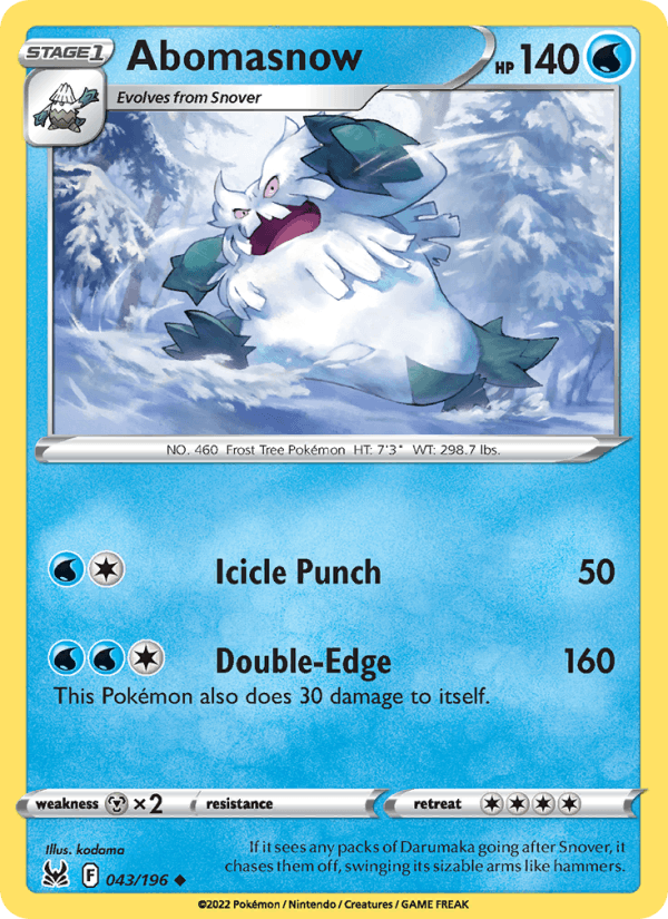 Abomasnow (SWSH11: Lost Origin)