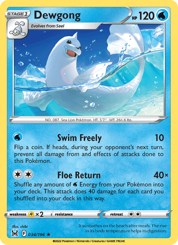 Dewgong (SWSH11: Lost Origin)