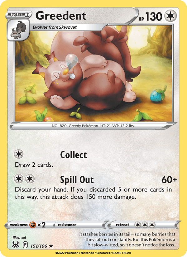 Greedent (SWSH11: Lost Origin)