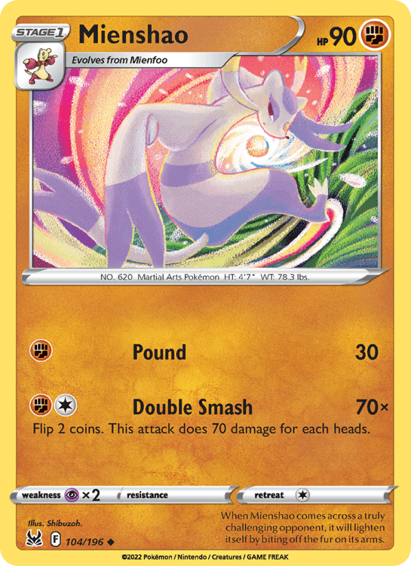 Mienshao (SWSH11: Lost Origin)
