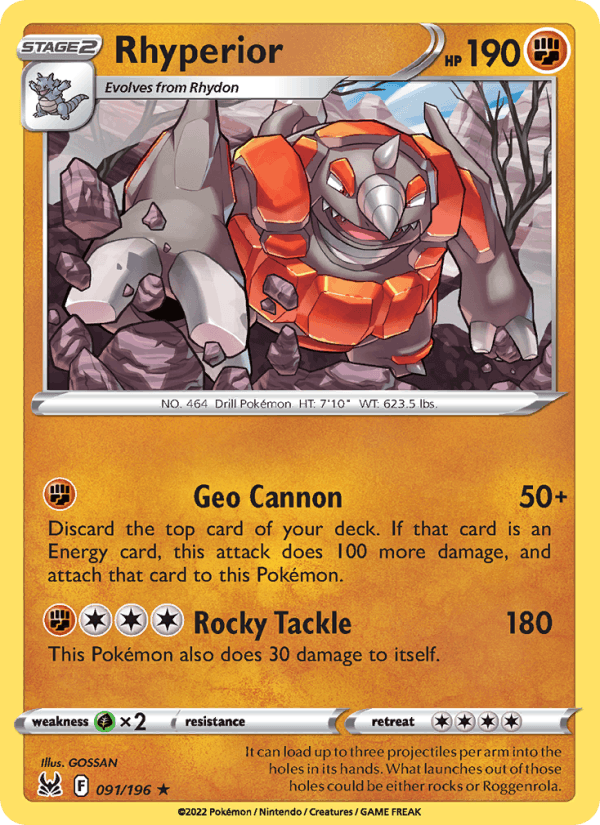 Rhyperior (SWSH11: Lost Origin)