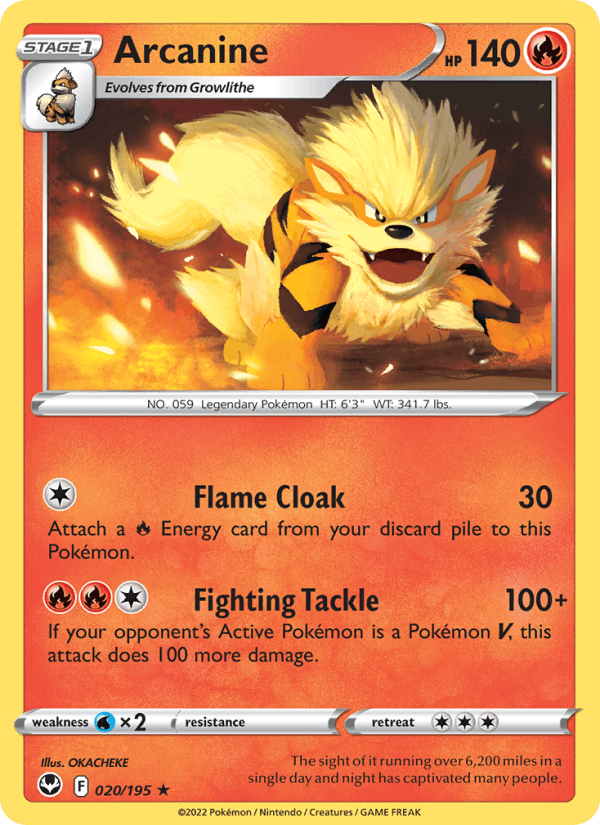 Arcanine (SWSH12: Silver Tempest)