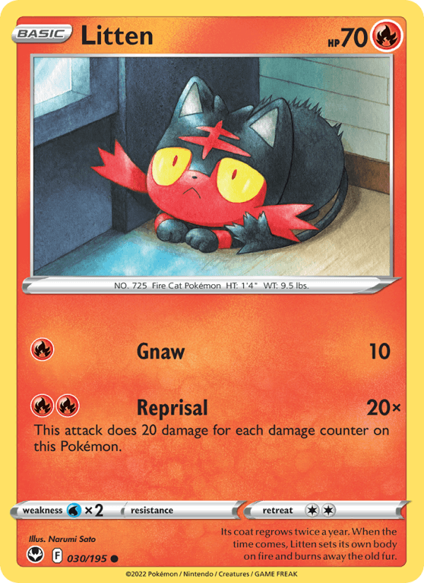 Litten (SWSH12: Silver Tempest)