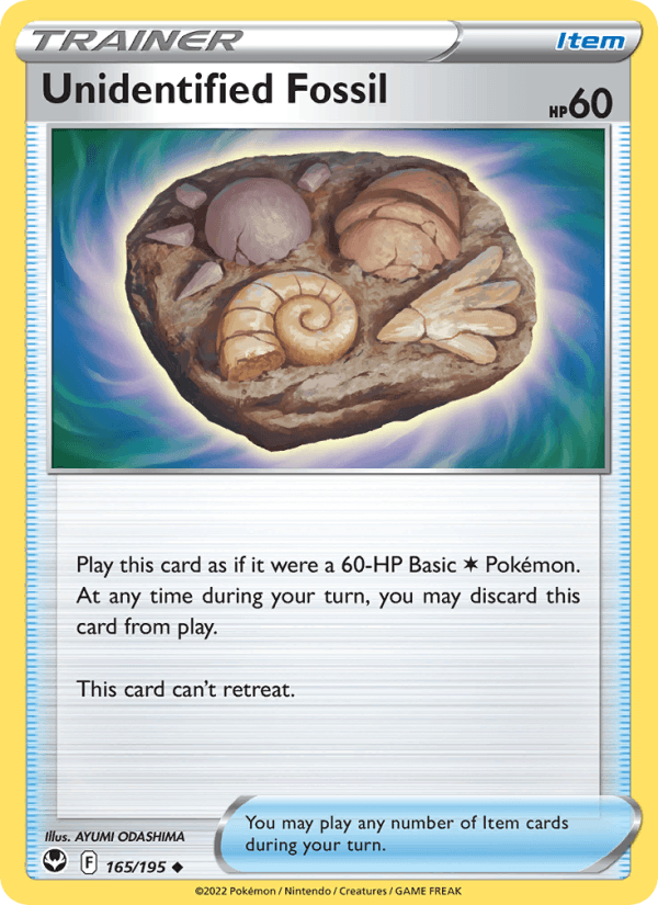 Unidentified Fossil (SWSH12: Silver Tempest)