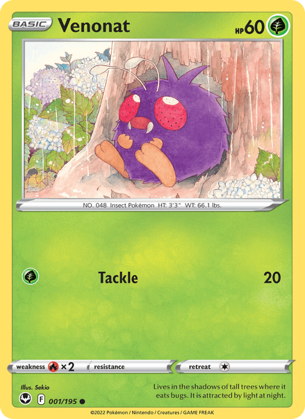 Venonat (SWSH12: Silver Tempest)