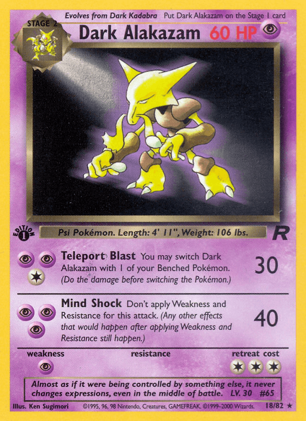 Dark Alakazam (18) (Team Rocket)