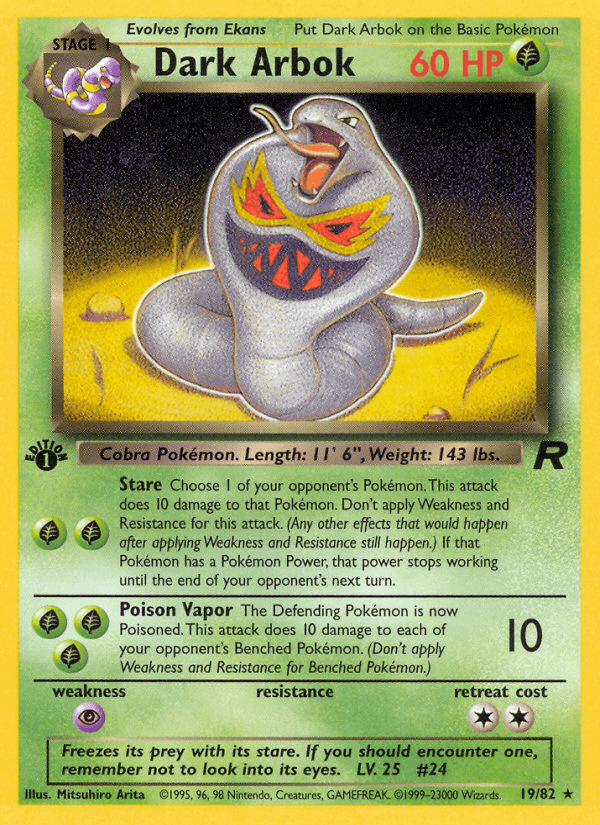 Dark Arbok (19) (Team Rocket)