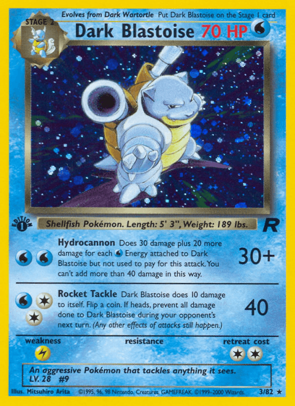 Dark Blastoise (3) (Team Rocket)