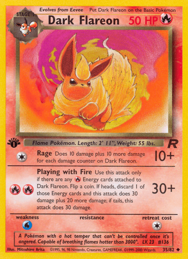 Dark Flareon (Team Rocket)
