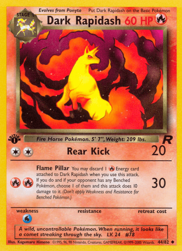 Dark Rapidash (Team Rocket)