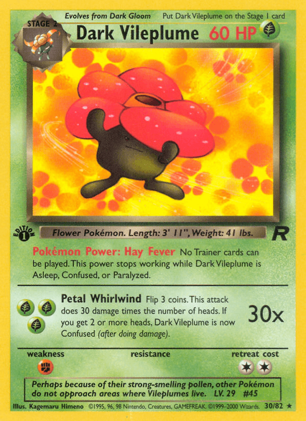Dark Vileplume (30) (Team Rocket)