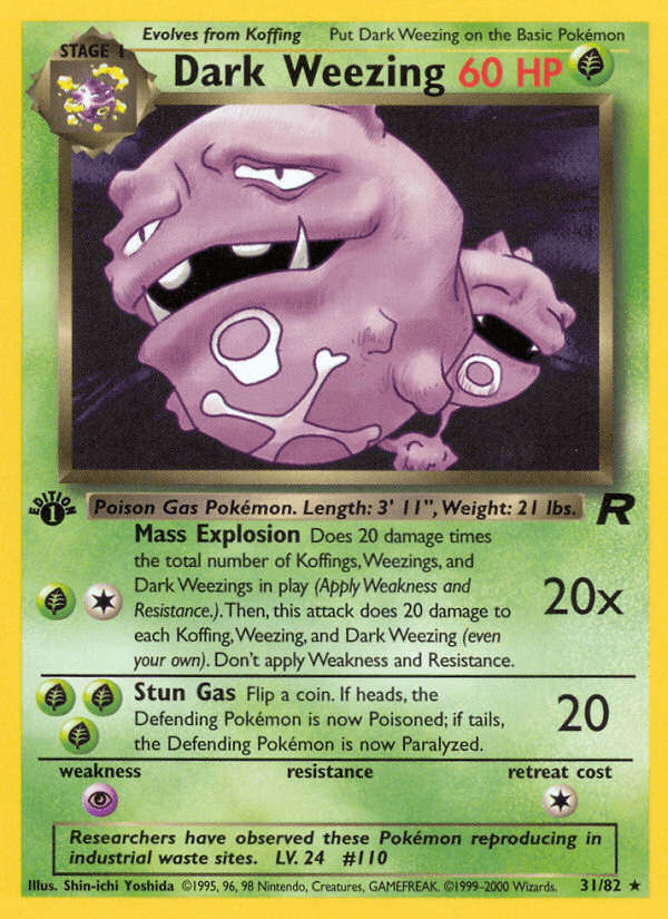 Dark Weezing (31) (Team Rocket)
