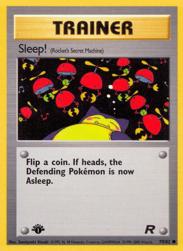 Sleep! (Rocket's Secret Machine) (Team Rocket)