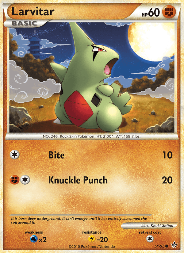 Larvitar (51) (Unleashed)