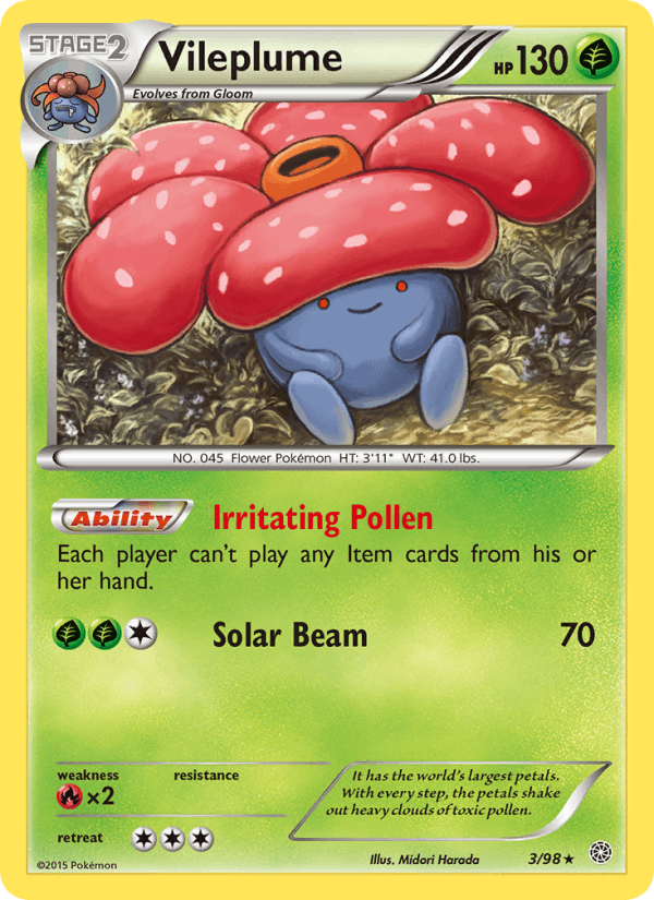 Vileplume (XY - Ancient Origins)