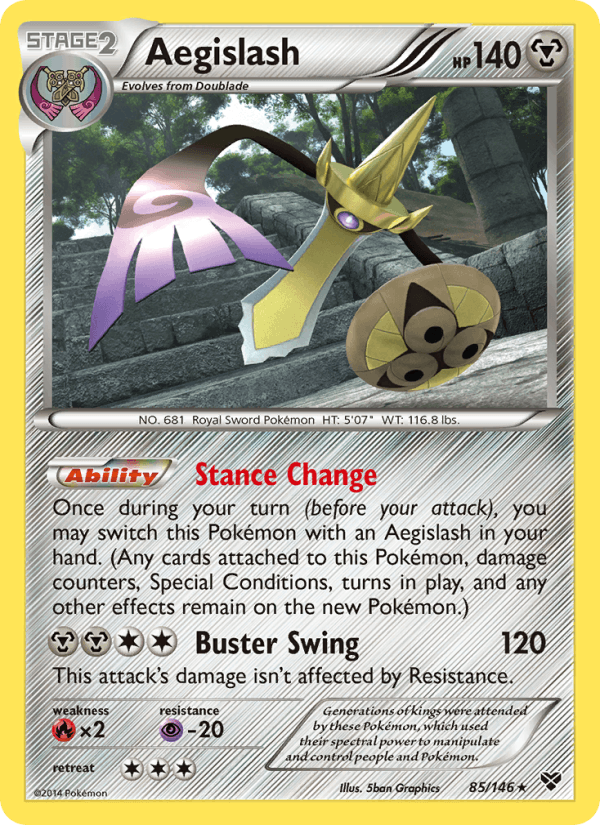 Aegislash (85) (XY Base Set)